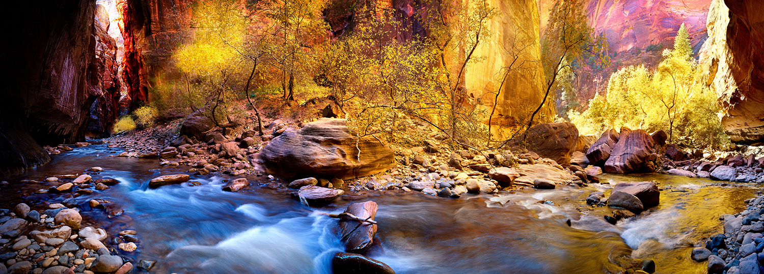 Zion National Park, photographing in the Narrows