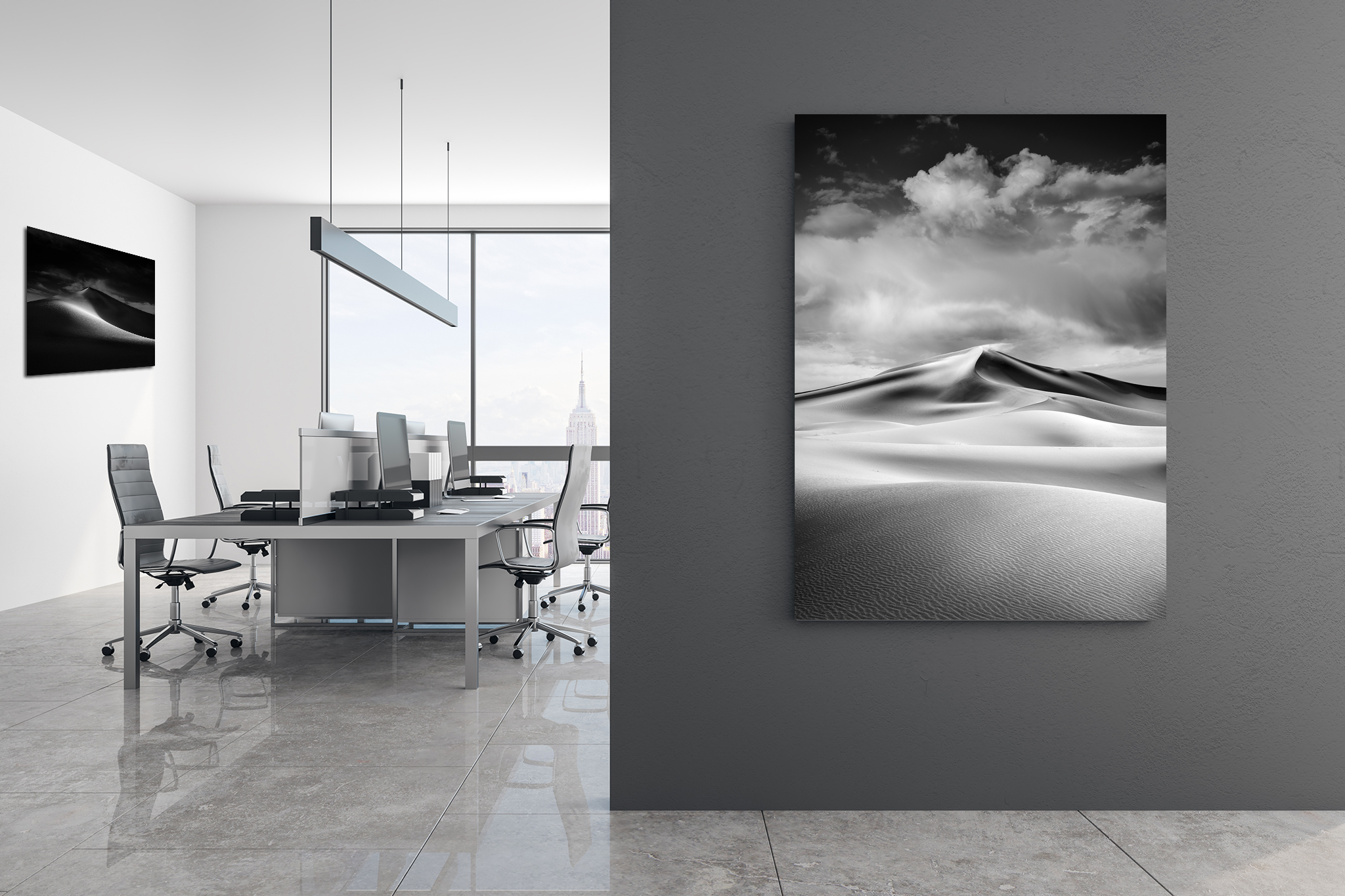 Luxury black and white fine art photograph of Death Valley National Park.
