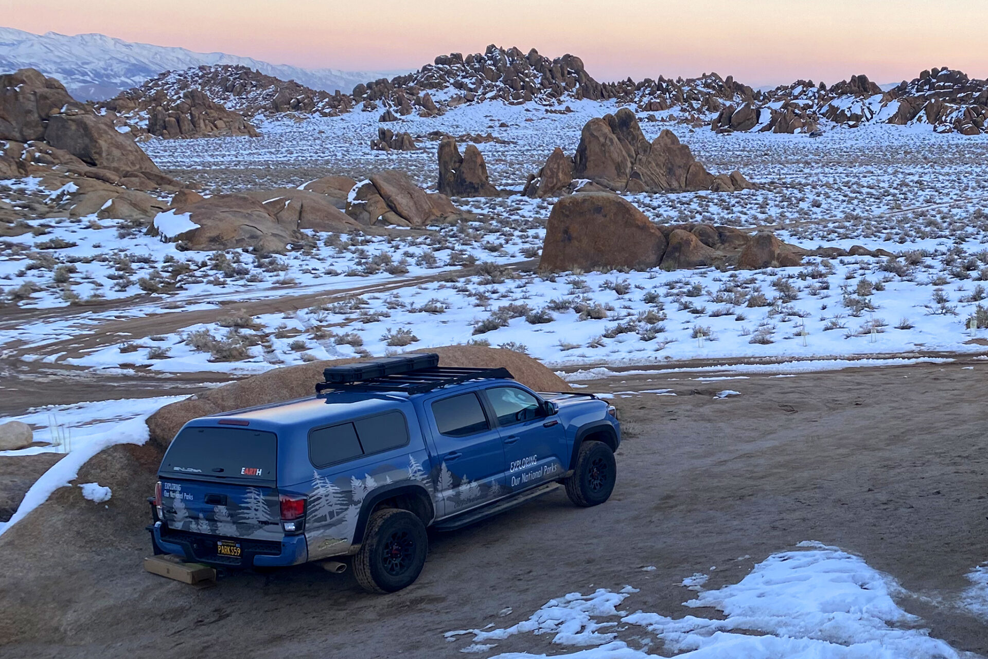 Toyota Tacoma TRD Pro in the Alabama Hills