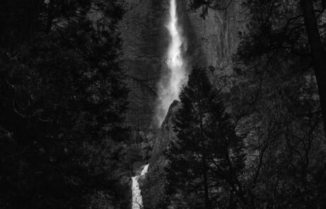 One of the most beautiful waterfalls in the world, Yosemite Falls.